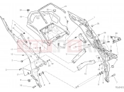 DUCATI Multistrada 1260 Enduro REAR FRAME COMP. [MOD:MS1260E]