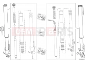 DUCATI Multistrada 1260 Enduro FRONT FORK [MOD:MS1260E]