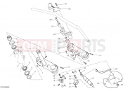 DUCATI Multistrada 1260 Enduro STEERING HEAD BASE ASSEMBLY [MOD:MS1260E]