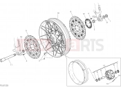 DUCATI Multistrada 1260 Enduro FRONT WHEEL [MOD:MS1260E]