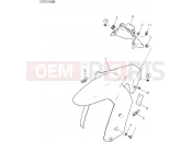 DUCATI Multistrada 1260 Enduro FRONT MUDGUARD [MOD:MS1260E]