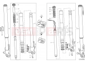 DUCATI 2020 Multistrada 1260 Enduro FRONT FORK [MOD:MS1260E]