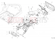 DUCATI Multistrada 950  PLATE HOLDER [MOD:MS950;XST:JAP]