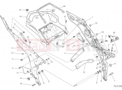 DUCATI Multistrada 950 S REAR FRAME COMP. [MOD:MS950S]