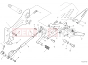 FOOTRESTS, LEFT [MOD:PANV4;XST:AUS] - Ducati Superbike Panigale V4 2020