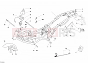 DUCATI 2005 Monster 620 Dark Single Disc FRAME » FRAME