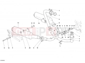 DUCATI 2005 Monster 620 Dark Single Disc EXHAUST SYSTEM » EXHAUST SYSTEM