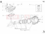 DUCATI 2005 Monster 620 Dark Single Disc CYLINDER - PISTON » ENGINE CASE