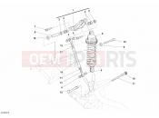 DUCATI 2005 Monster S2R 800 DARK REAR SHOCK ABSORBER » SWING ARM