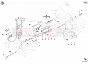 DUCATI Multistrada 1000 REAR SHOCK ABSORBER » SWING ARM