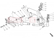 DUCATI 2004 Monster 400 EXHAUST SYSTEM » EXHAUST SYSTEM
