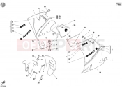 DUCATI 2004 Superbike 998 Matrix Single-Seat FAIRING » PLASTICS