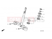 F-7 STEERING STEM - Honda FJS400D7 ED SILVER WING 400 2007