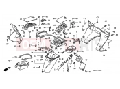 F-10 INNER BOX - Honda FJS400D7 ED SILVER WING 400 2007