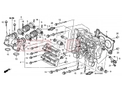 E-2 CYLINDER HEAD - Honda FJS400D7 ED SILVER WING 400 2007