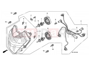 F-1 HEADLIGHT - Honda FJS400D7 ED SILVER WING 400 2007