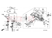 E-19 THROTTLE BODY - Honda FJS400D7 ED SILVER WING 400 2007