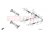 E-3 CAMSHAFT/VALVE - Honda FJS400D7 ED SILVER WING 400 2007