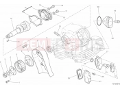 DUCATI 2016 Scrambler Urban Enduro VERTICAL CYLINDER HEAD - TIMING