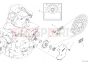 FRONT SPROCKET - CHAIN [MOD:HYM RVE] - Ducati HYPERMOTARD 950 RVE 2021