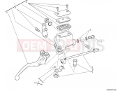 DUCATI 2021 Scrambler 1100 Pro FRONT BRAKE PUMP [MOD:SCR11PRO]