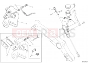 DUCATI 2021 Scrambler 1100 Pro REAR BRAKE SYSTEM [MOD:SCR11PRO]
