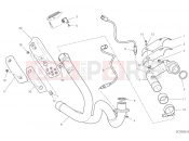 DUCATI Scrambler Desert Sled EXHAUSRT PIPE ASSY [MOD:SCR800DS]