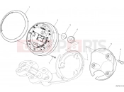 DUCATI 2021 Scrambler Desert Sled Fasthouse INSTRUMENT PANEL [MOD:SCR800FH]