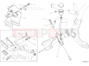 DUCATI 2021 Scrambler Desert Sled Fasthouse REAR BRAKE SYSTEM [MOD:SCR800FH]