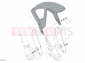 DUCATI 2020 Scrambler Icon Dark FRONT MUDGUARD