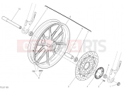 DUCATI 2020 Scrambler Icon Dark FRONT WHEEL