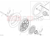DUCATI 2020 Scrambler 1100 Sport Pro FRONT WHEEL [MOD:SCR11SPR]