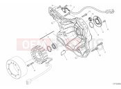 DUCATI Scrambler 1100 Pro GENERATOR COVER [MOD:SCR11DRK]