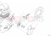 DUCATI Scrambler 1100 Pro FRONT SPROCKET - CHAIN [MOD:SCR11DRK]