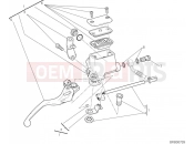 DUCATI Scrambler 1100 Pro FRONT BRAKE PUMP [MOD:SCR11DRK]