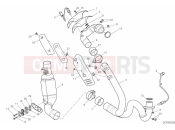 DUCATI Scrambler 1100 Pro EXHAUSRT PIPE ASSY [MOD:SCR11DRK]