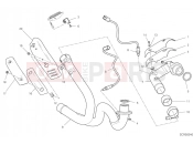 DUCATI 2019 Scrambler Full Throttle EXHAUSRT PIPE ASSY [MOD:SCR800FT]