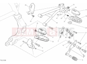 DUCATI Scrambler 1100 Special FOOTRESTS, LEFT [MOD:SCR11SPE]