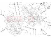 DUCATI 2018 Scrambler Cafe Racer HALF-CRANKCASES PAIR [MOD:SCR800CR]