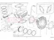 DUCATI 2015 Scrambler Full Throttle CYLINDERS - PISTONS [MOD:SCR800FT]