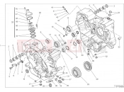 DUCATI 2015 Scrambler Full Throttle COMPLETE HALF-CRANKCASES PAIR [MOD:SCR800FT]