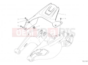 DUCATI 2021 Diavel 1260 Lamborghini REAR MUDGUARD [MOD:DVLAMBO]