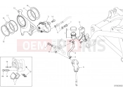 DUCATI 2021 Hypermotard 950 REAR BRAKE SYSTEM [MOD:HYM 950]