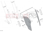 DUCATI 2021 Hypermotard 950 FRONT MUDGUARD [MOD:HYM 950]