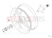 DUCATI 2021 Hypermotard 950 REAR WHEEL [MOD:HYM 950]