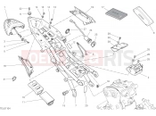 DUCATI 2021 Monster 821 Stealth REAR FRAME COMP. [MOD:M821STEA]