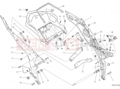 DUCATI 2021 Multistrada 950 REAR FRAME COMP. [MOD:MS950]