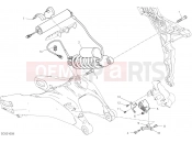 DUCATI Multistrada 950 S Spoked Wheels REAR SHOCK ABSORBER [MOD:MS950SSW]