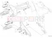 DUCATI Multistrada 950 S Spoked Wheels FOOTRESTS, RIGHT [MOD:MS950SSW]