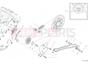 DUCATI 2021 Panigale Superleggera V4 FRONT SPROCKET - CHAIN [MOD:PANV4SL]